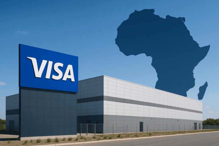 visa card data center in south Africa sample